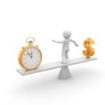 Provisional application - Time and money balance