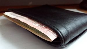 Wallet indicating investment made by co-founders